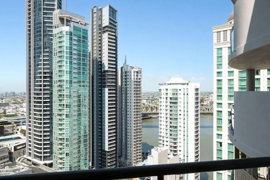 Apartman Riverview 2B2B Apt In Cbd W/Parking, Pool, Gym Brisbane