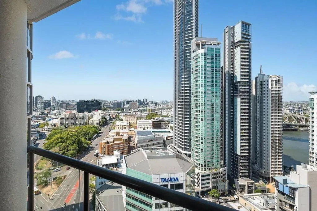 Riverview 2B2B Apt In Cbd W/Parking, Pool, Gym Brisbane Lejlighed